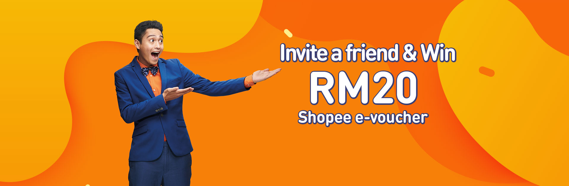 Invite a friend & Win RM20 Shopee e-voucher